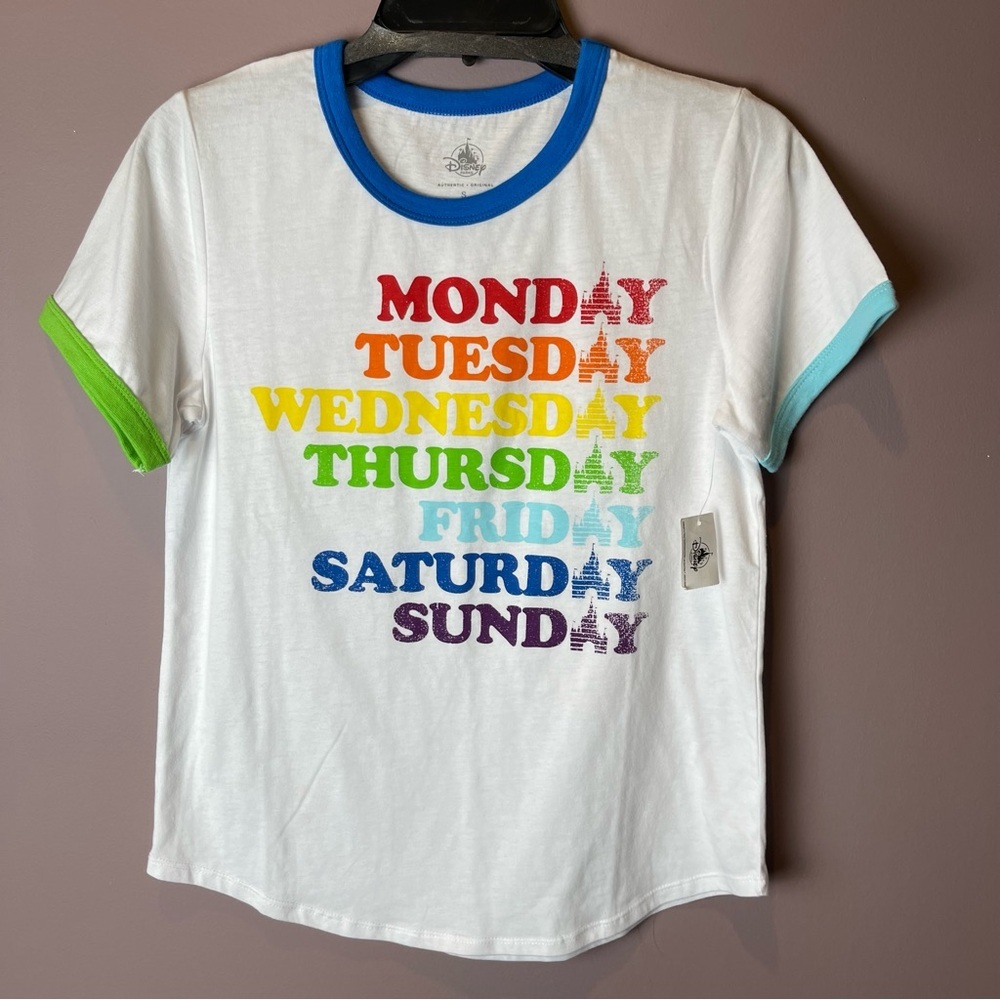 NWT Disney Parks Days Tee Rainbow Color Days - Small - Picture 2 of 9